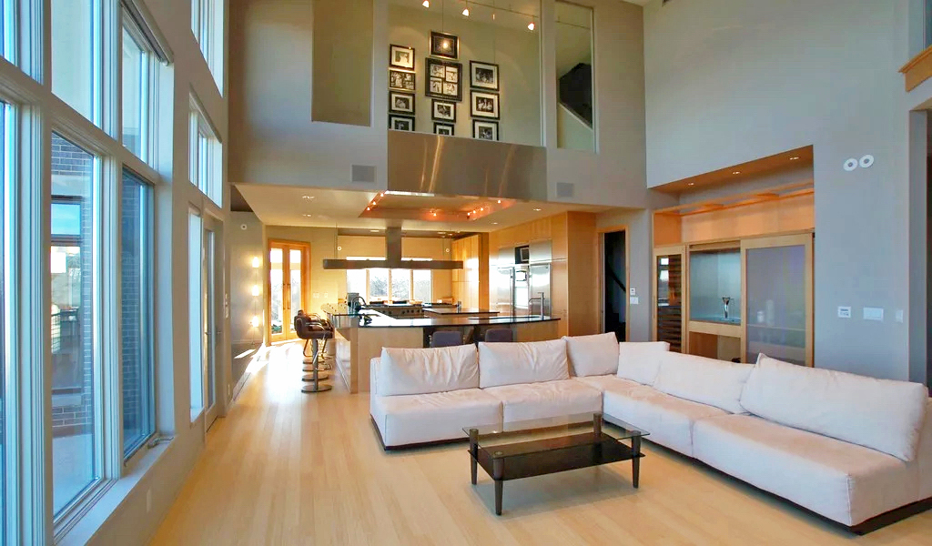 Grand ultra contemporary home.